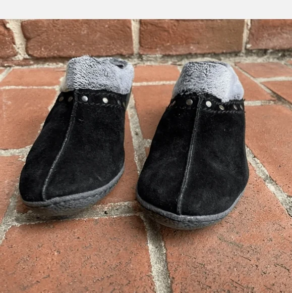 Eric Michael Black Suede Mules 37 - Picture 3 of 6